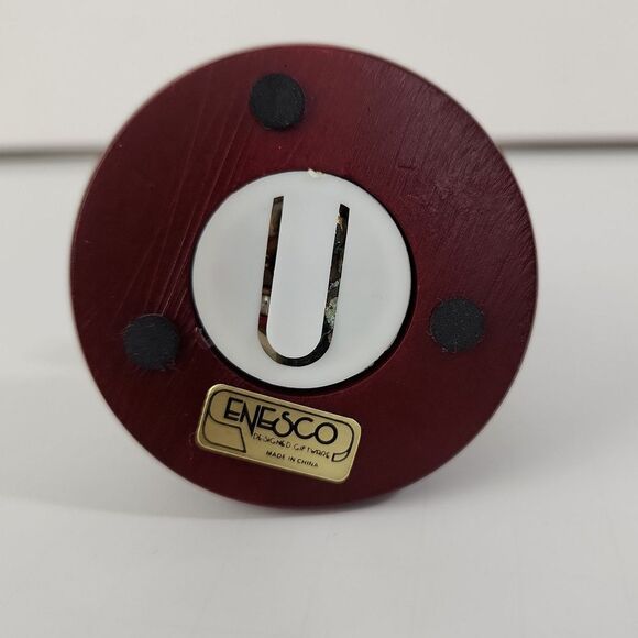 Vintage RARE Enesco Music Box Ceramic Christmas Small Traditional Tree - Picture 5 of 7